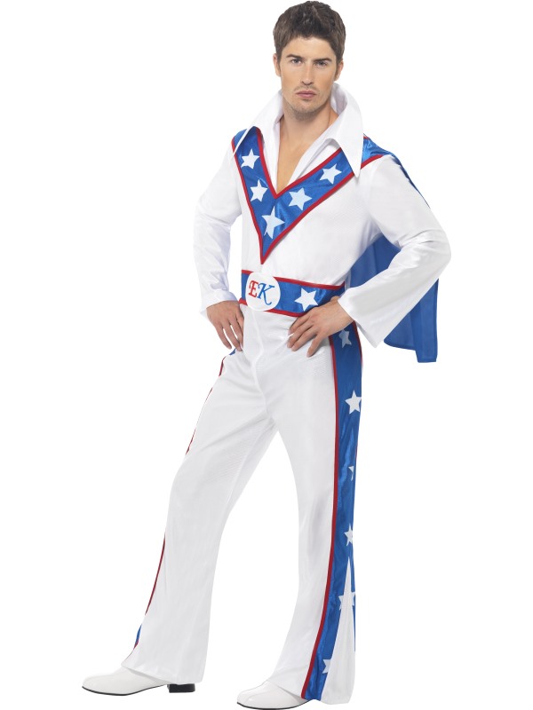 Evel Knievel Licensed Fancy Dress                      