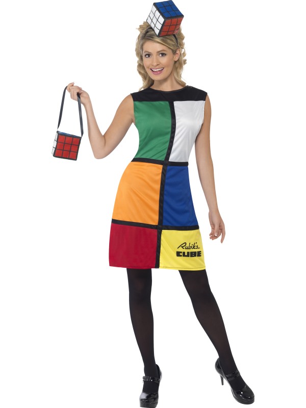 Rubiks Cube Licensed Fancy Dress                       