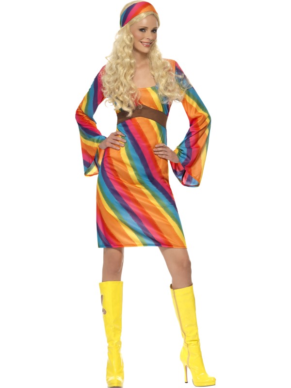 Rainbow Hippie Costume