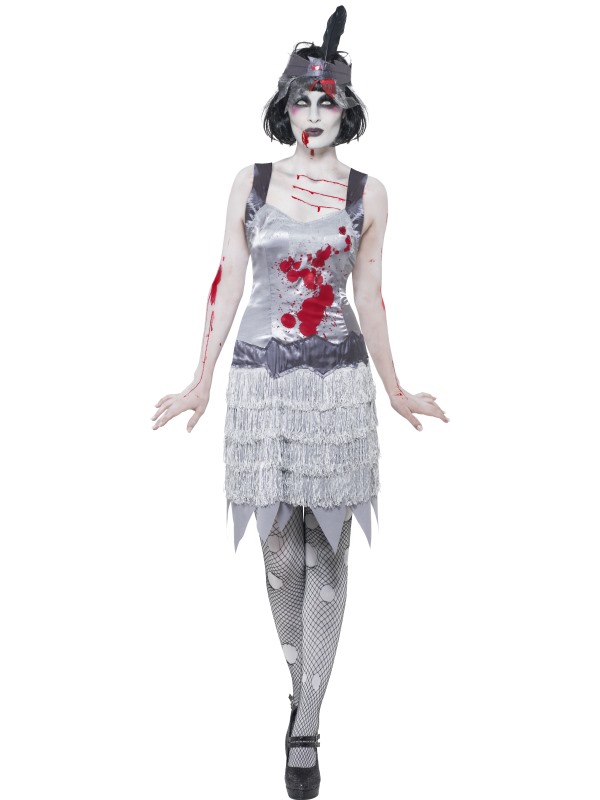 Zombie Flapper Dress Costume