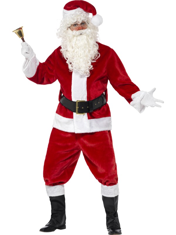 Deluxe Santa Costume & Hat