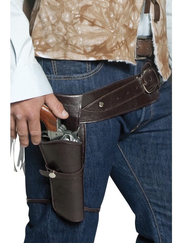 Authentic Western Wandering Gunman Belt & Holster