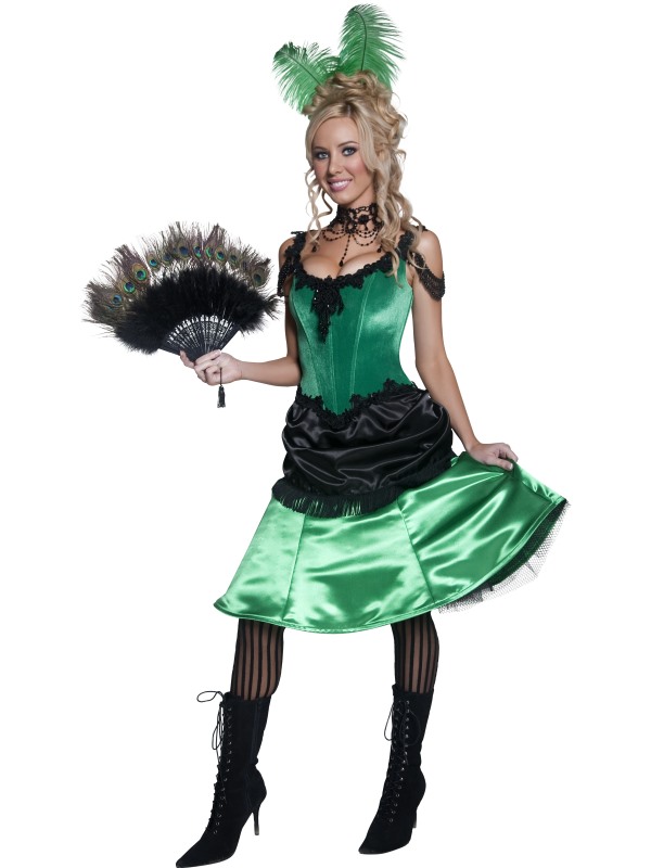 Authentic Western Saloon Girl Costume
