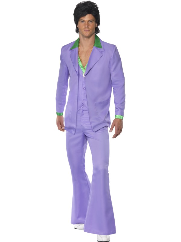 Lavender 1970s Suit Costume