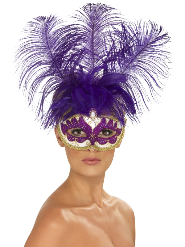 Can Can Beauty Eyemask with Feather