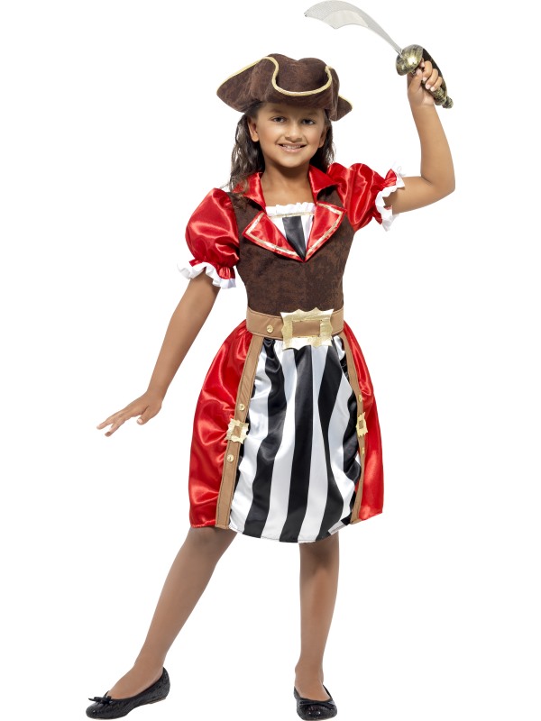 Girls Pirate Captain Costume