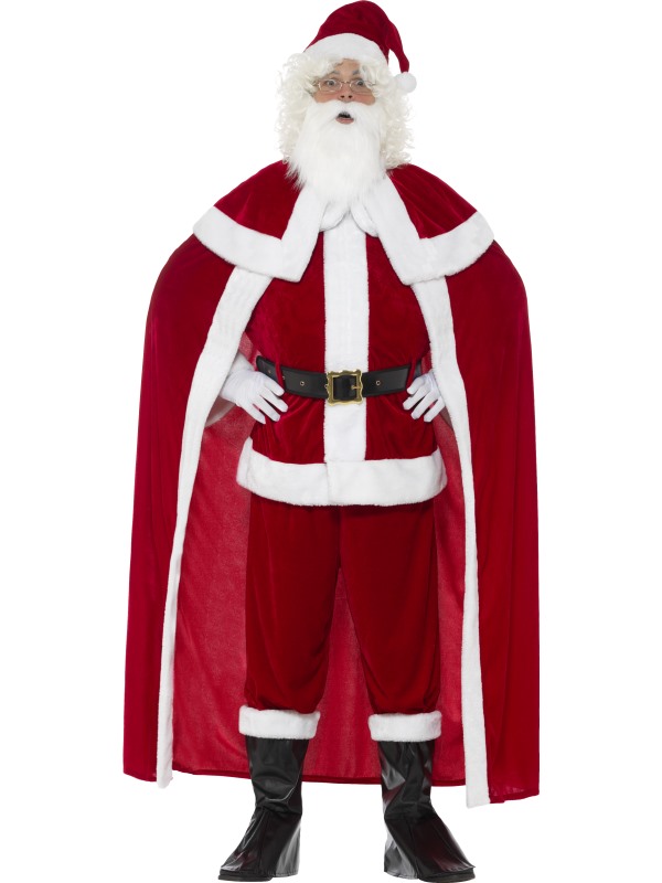 Deluxe Santa Claus Costume with Trousers