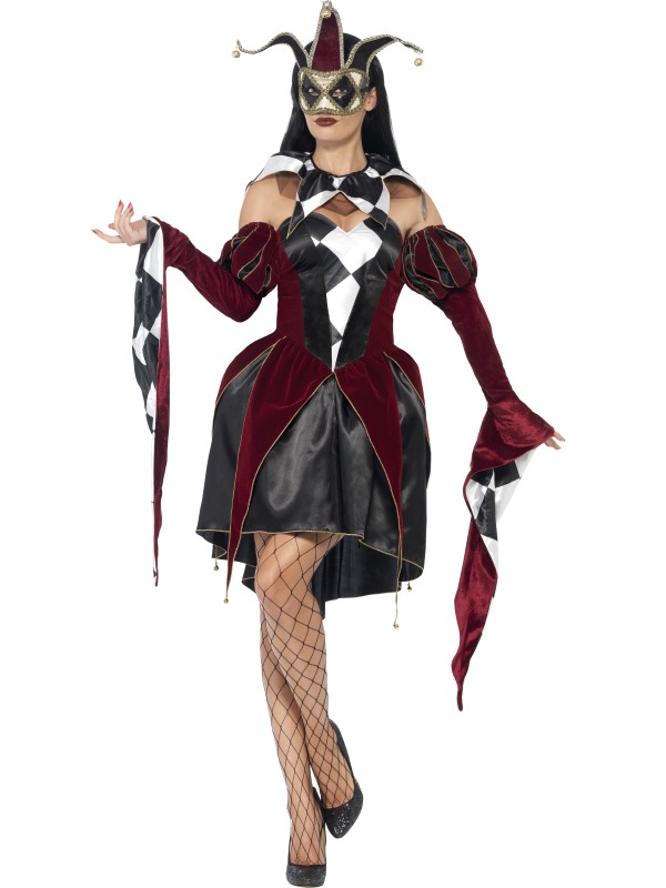 Gothic Venetian Harlequin Costume