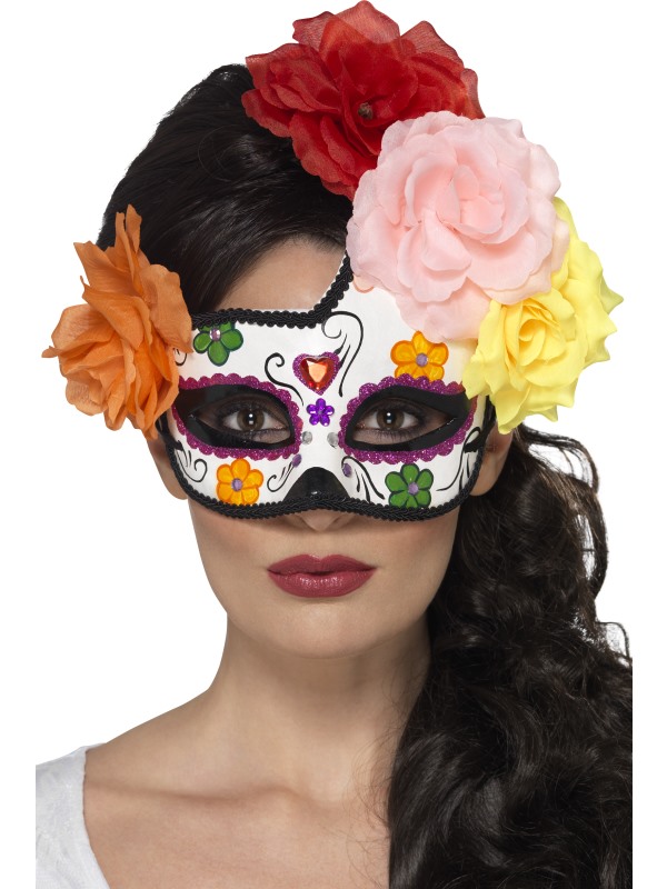 Day of the Dead Crescent Eyemask