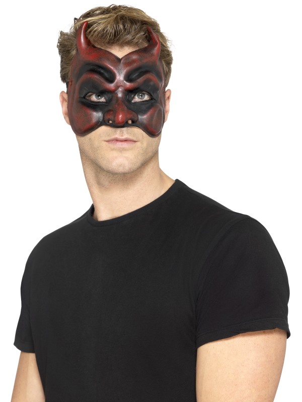 Masquerade Devil Mask, Latex