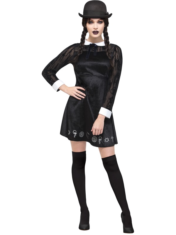 Fever Deluxe Gothic School Girl Costume