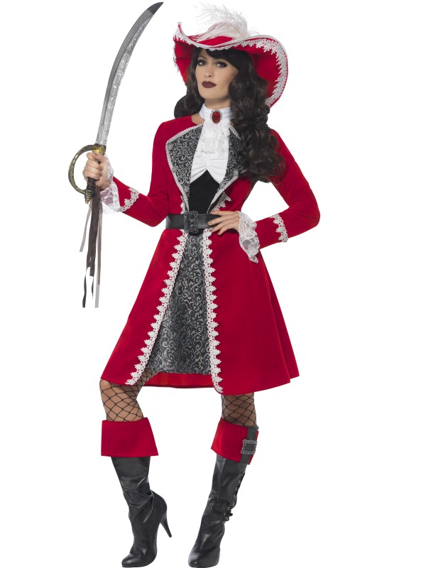 Deluxe Authentic Lady Captain Costume