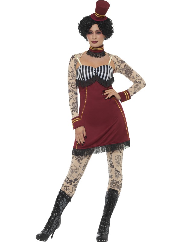 Deluxe Tattoo Lady Costume