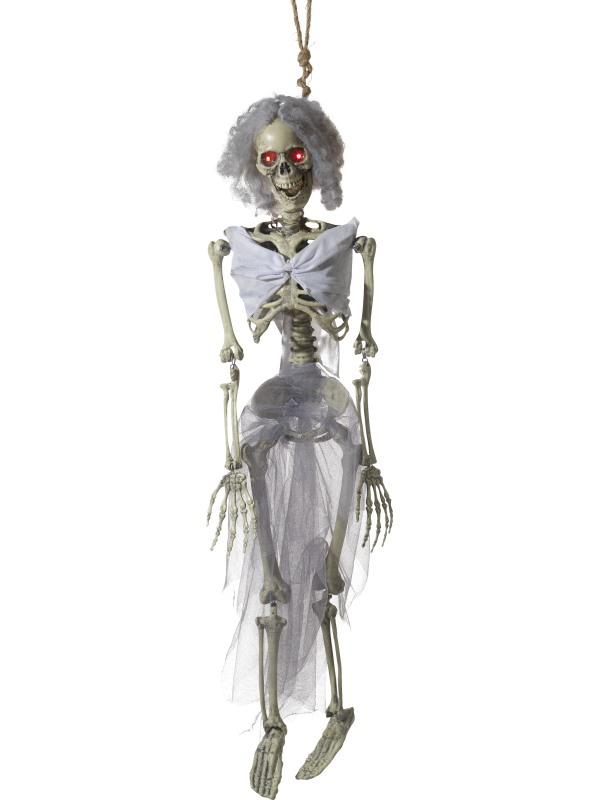 Animated Hanging Bride Skeleton Decoration