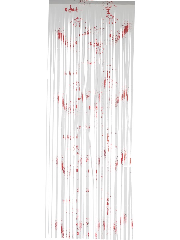 Blood Drip Shimmer Curtain
