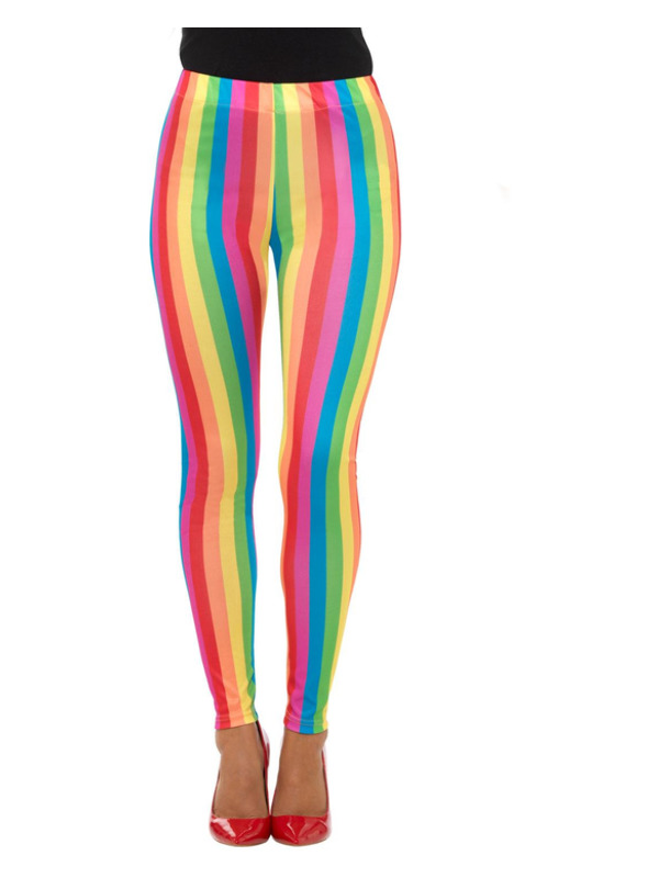 Rainbow Clown Leggings, Multi-Coloured