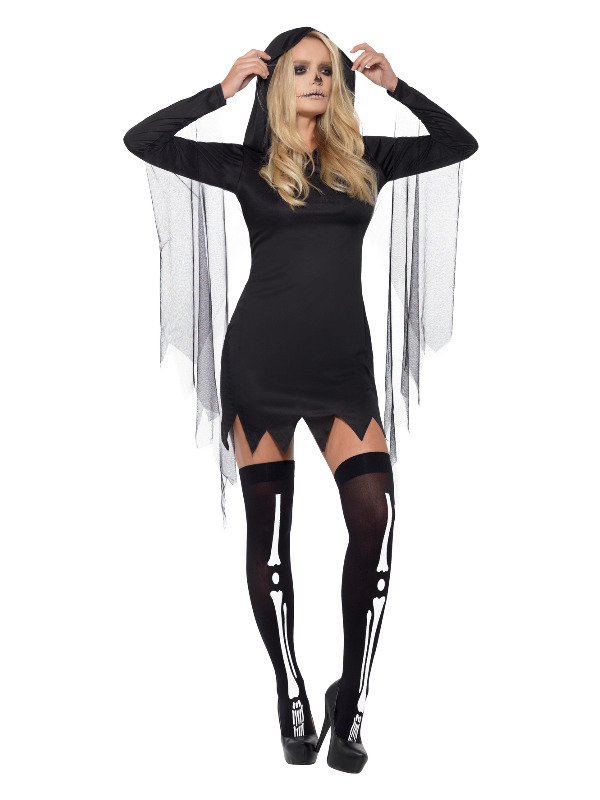 Fever Sexy Reaper Costume, Black