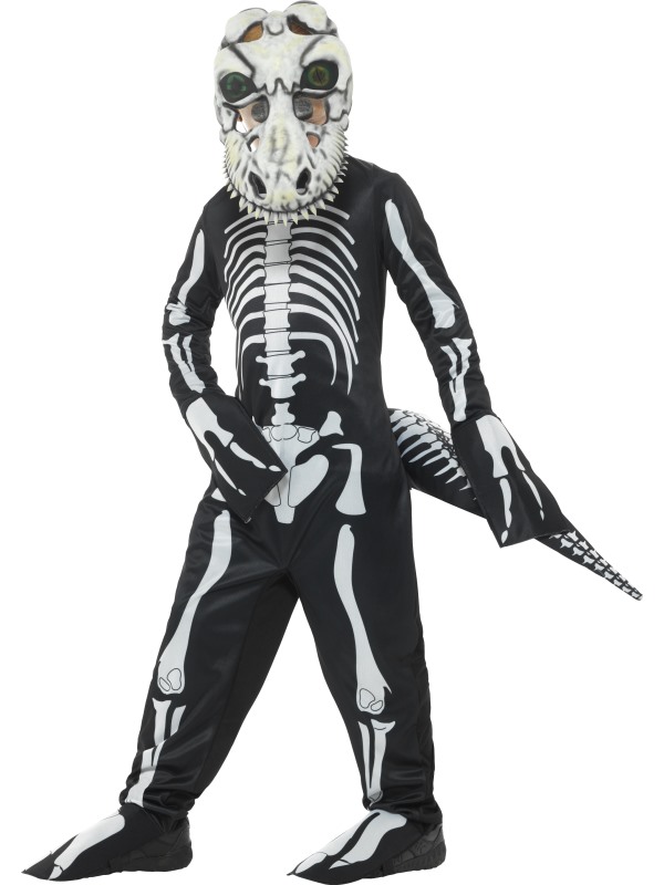 Deluxe T-Rex Skeleton Costume, with Bodysuit