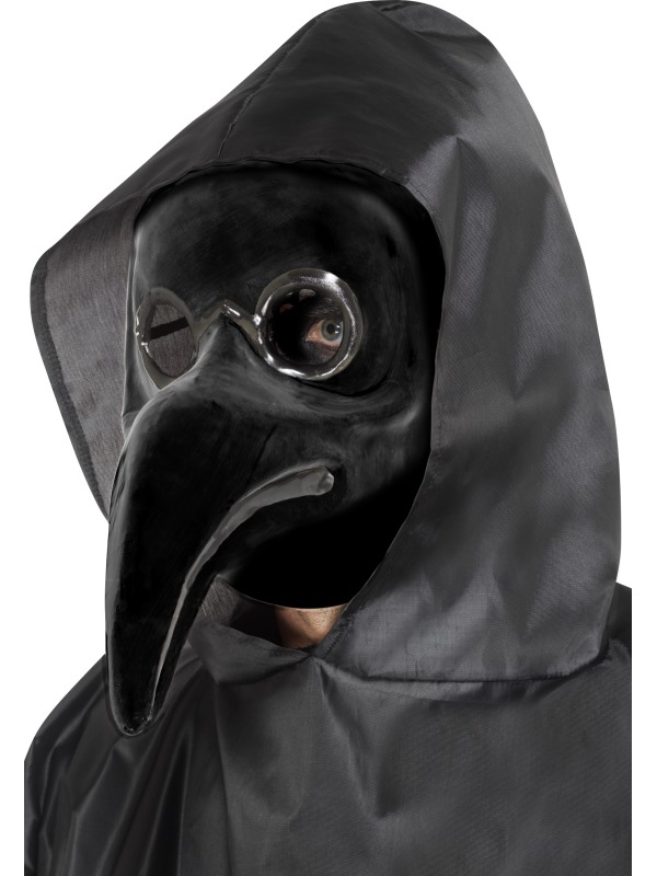 Authentic Plague Doctor Mask, Black