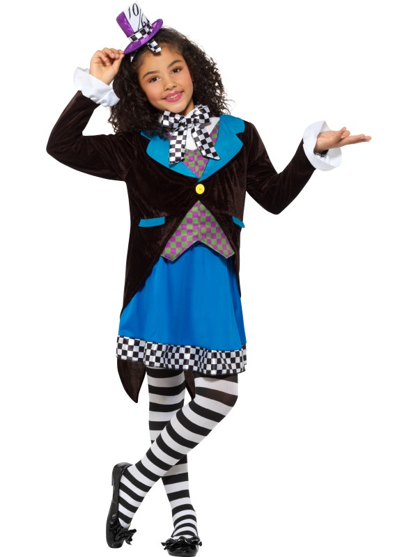 Little Miss Hatter Costume, with Dress