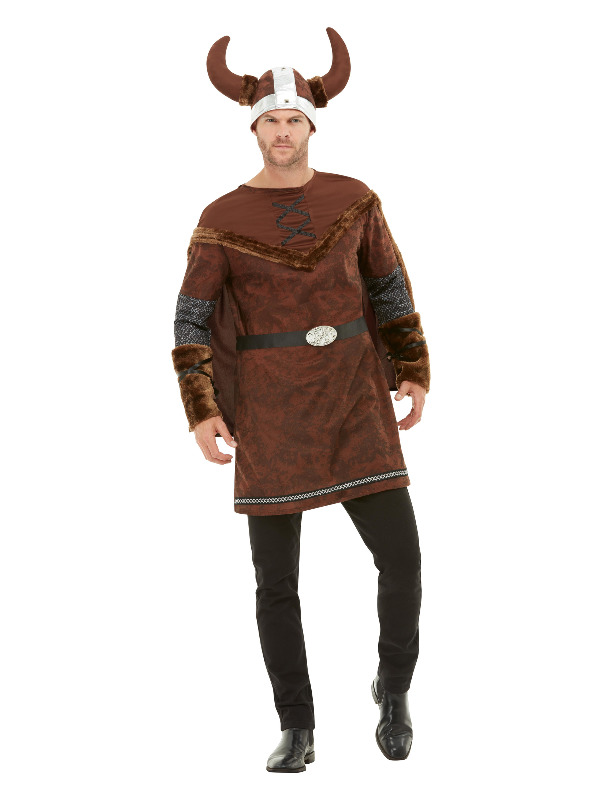 Deluxe Viking Barbarian Costume, Brown