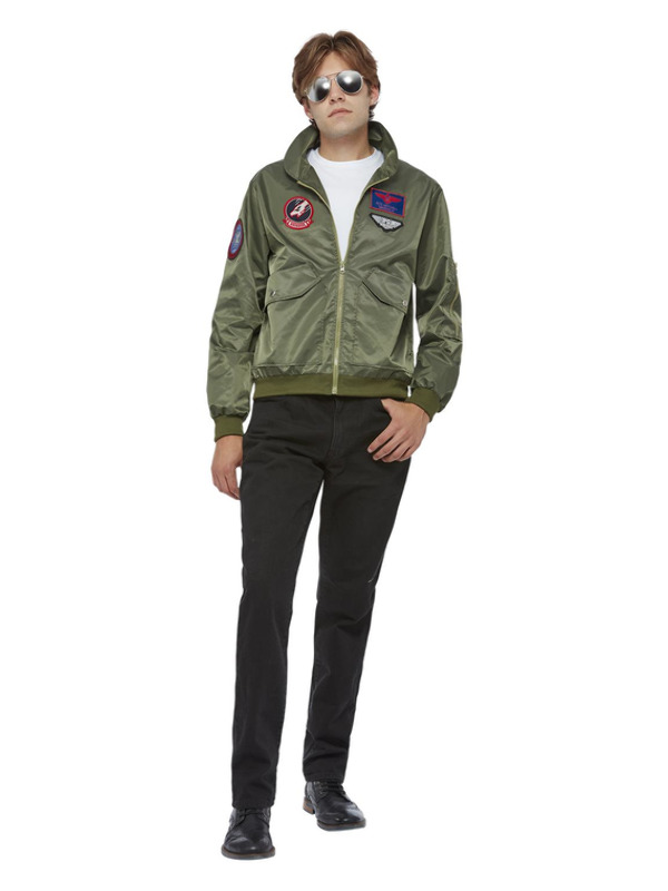 Top Gun Maverick Bomber Jacket, Green 