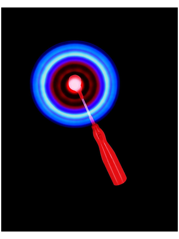 13" LED Light Up Windmill Wand, Red