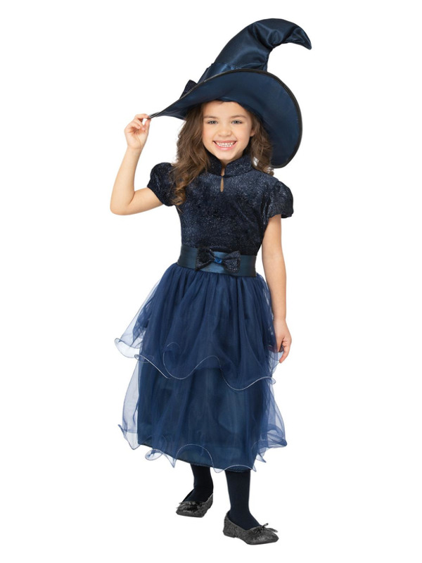 Deluxe Midnight Witch Costume, Blue