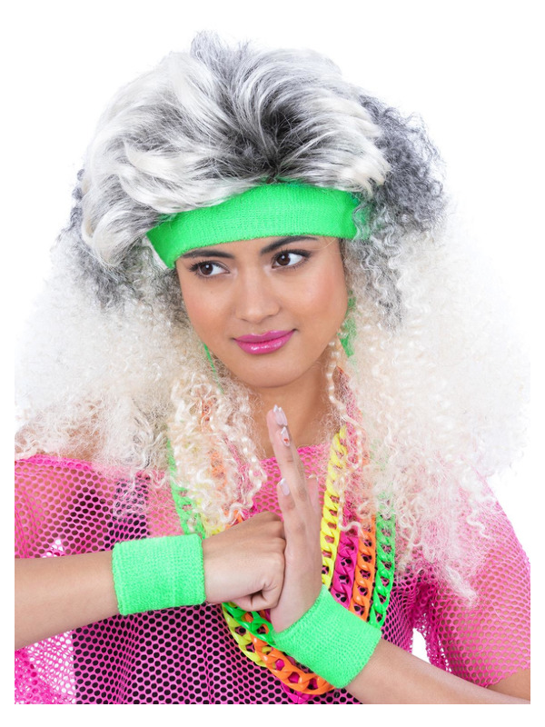 80s Neon Sweatbands, Green