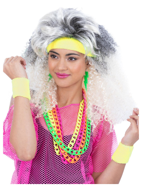 80s Neon Sweatbands, Yellow