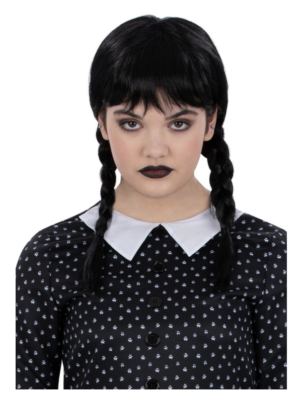 Kids Gothic School Girl Wig