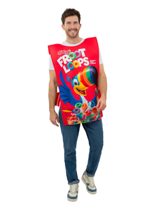 Kelloggs Froot Loops Cereal Box Costume 