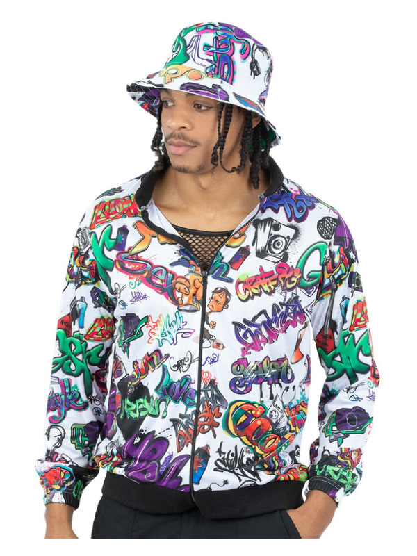90s Hip Hop Graffiti Jacket