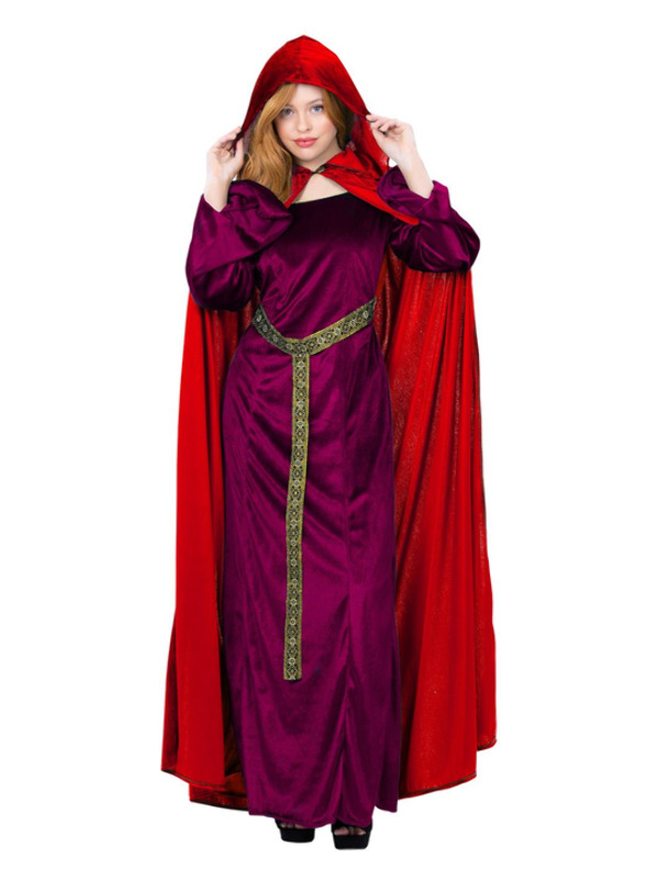 Deluxe Cloak, Garnet Red, Adults
